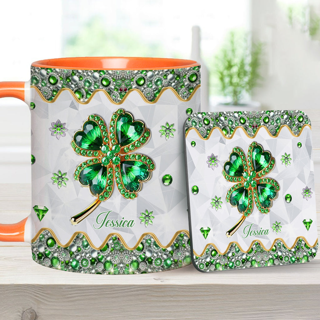 Glückskleeblatt – Personalisierte Tasse zum St. Patrick's Day