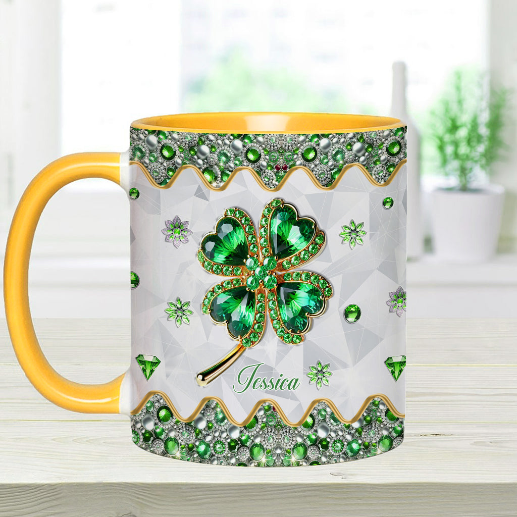 Glückskleeblatt – Personalisierte Tasse zum St. Patrick's Day