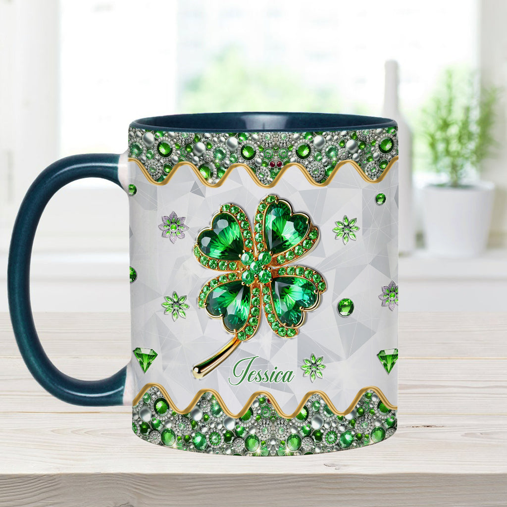 Glückskleeblatt – Personalisierte Tasse zum St. Patrick's Day