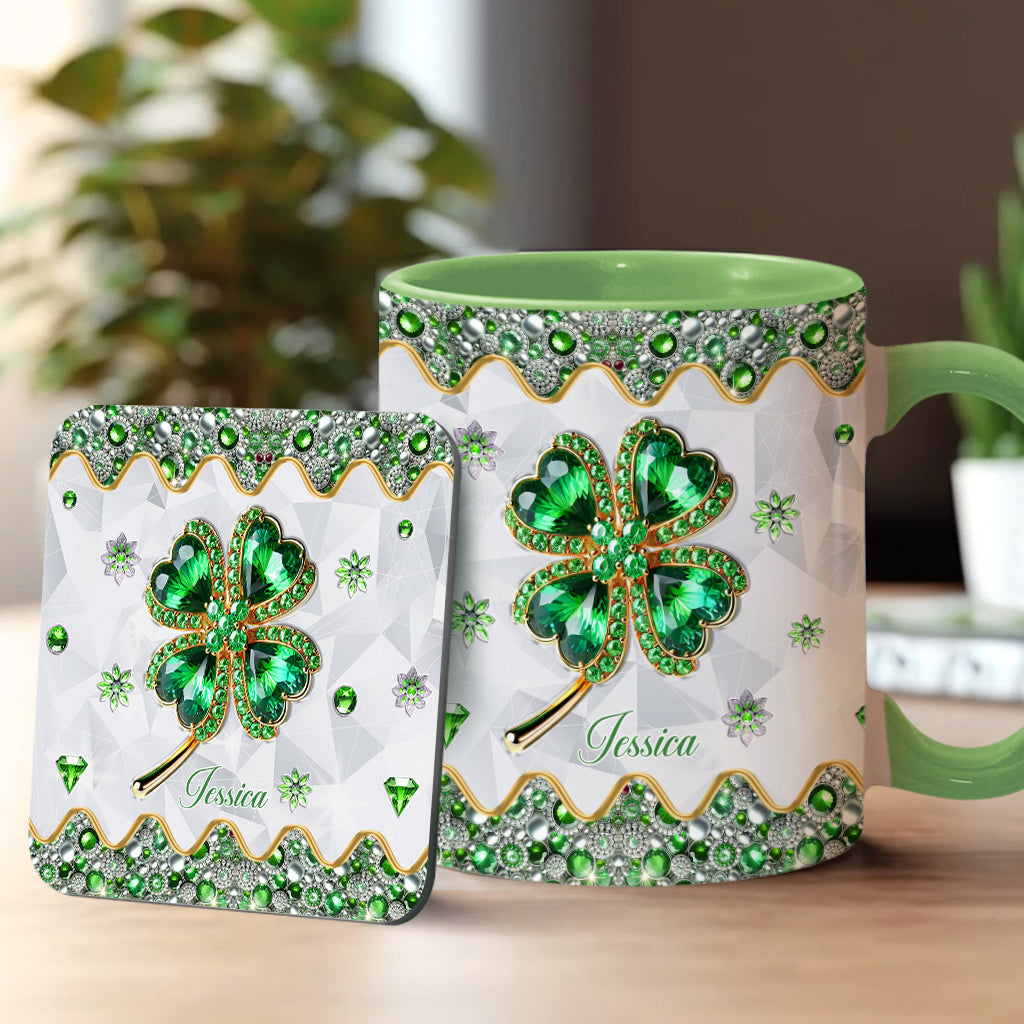 Glückskleeblatt – Personalisierte Tasse zum St. Patrick's Day