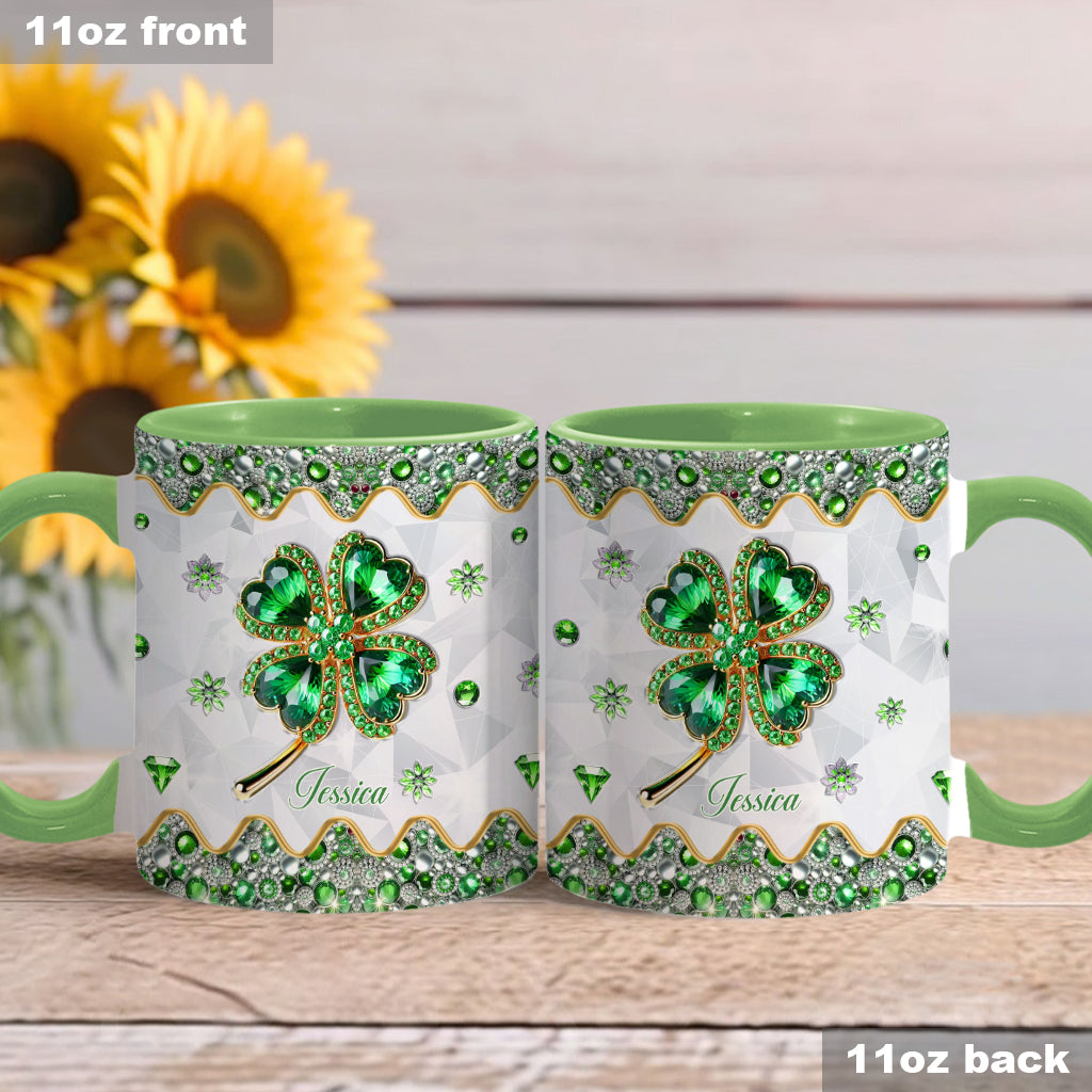 Glückskleeblatt – Personalisierte Tasse zum St. Patrick's Day