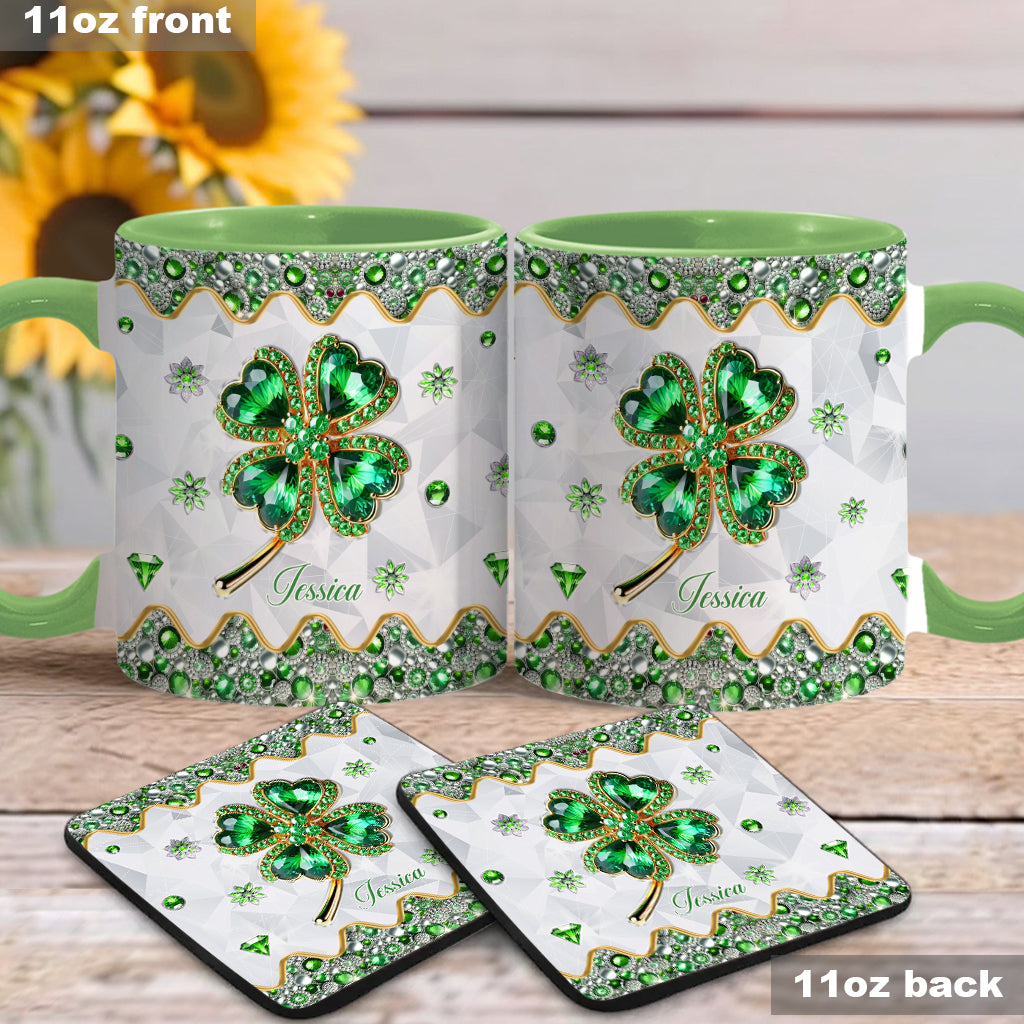 Glückskleeblatt – Personalisierte Tasse zum St. Patrick's Day