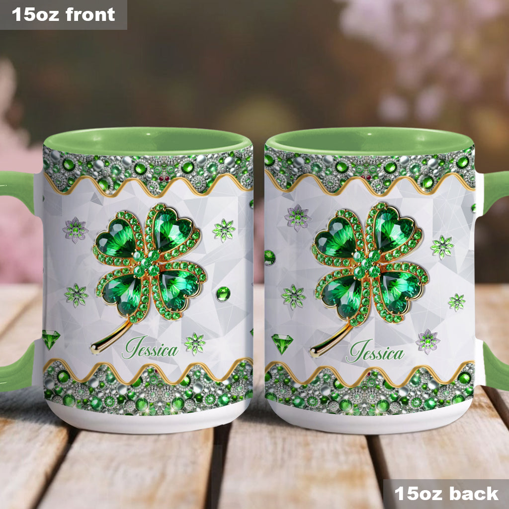 Glückskleeblatt – Personalisierte Tasse zum St. Patrick's Day