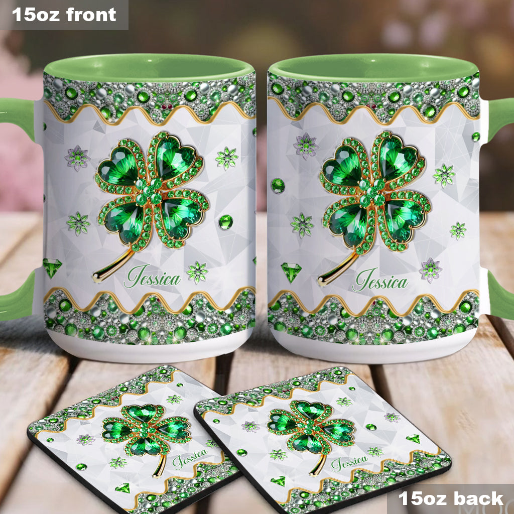 Glückskleeblatt – Personalisierte Tasse zum St. Patrick's Day