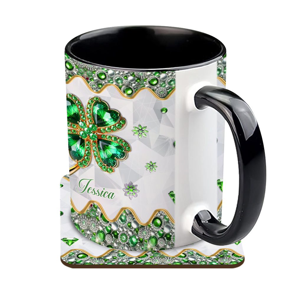 Glückskleeblatt – Personalisierte Tasse zum St. Patrick's Day