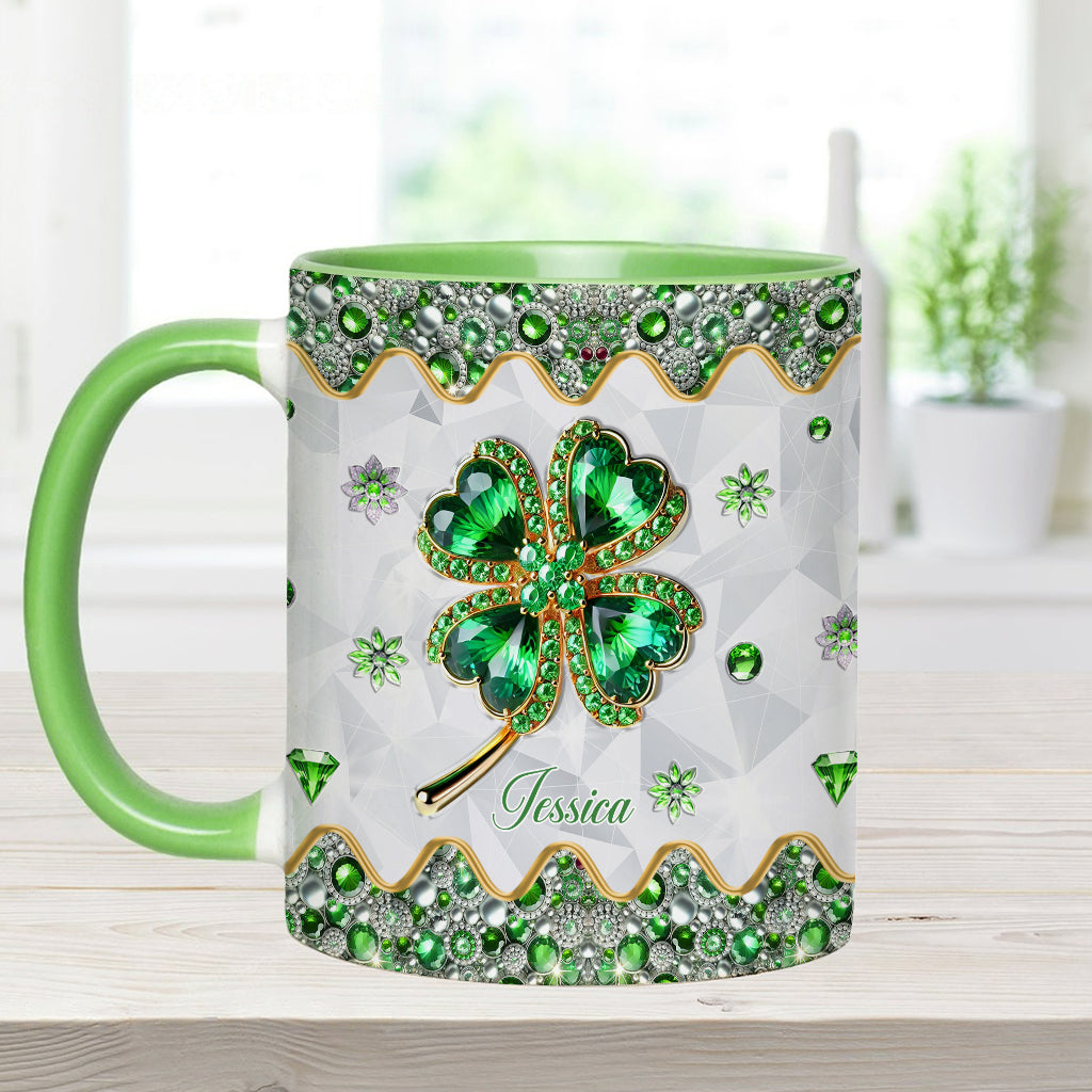 Glückskleeblatt – Personalisierte Tasse zum St. Patrick's Day