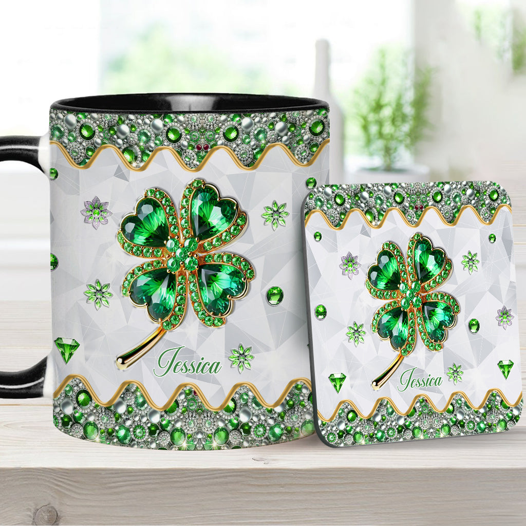 Glückskleeblatt – Personalisierte Tasse zum St. Patrick's Day