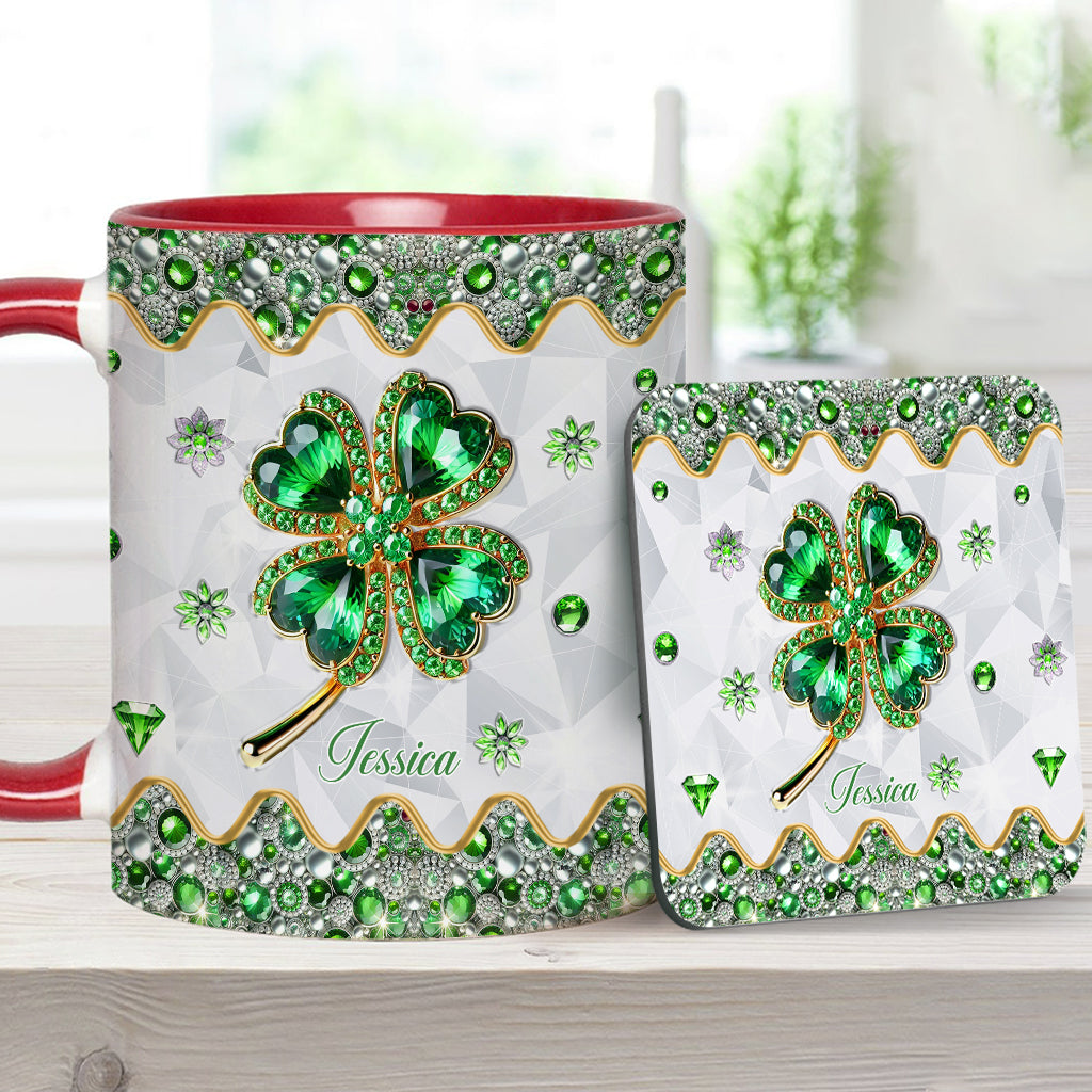 Glückskleeblatt – Personalisierte Tasse zum St. Patrick's Day