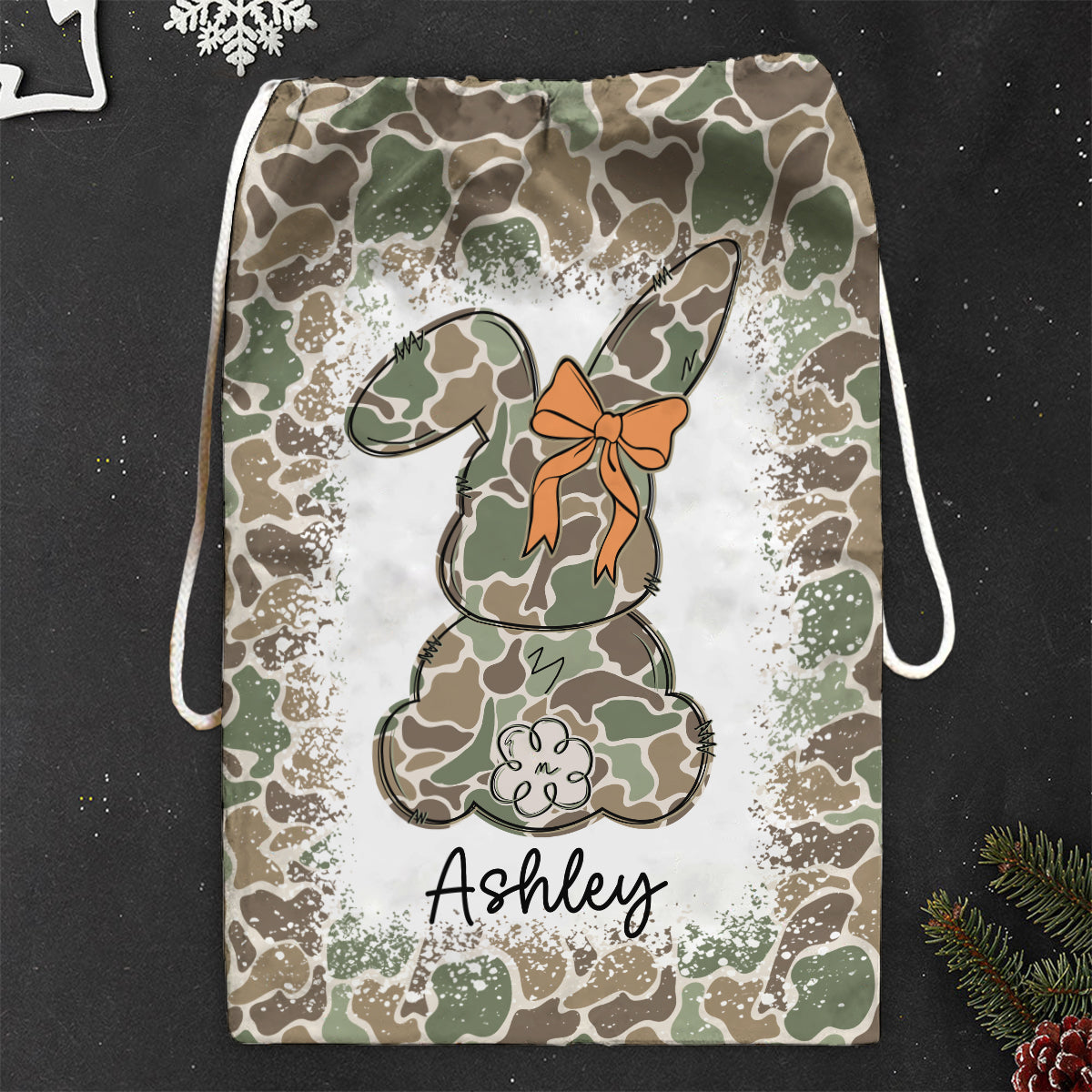 Egg Hunter - Personalized Kid Drawstring Tote Bag