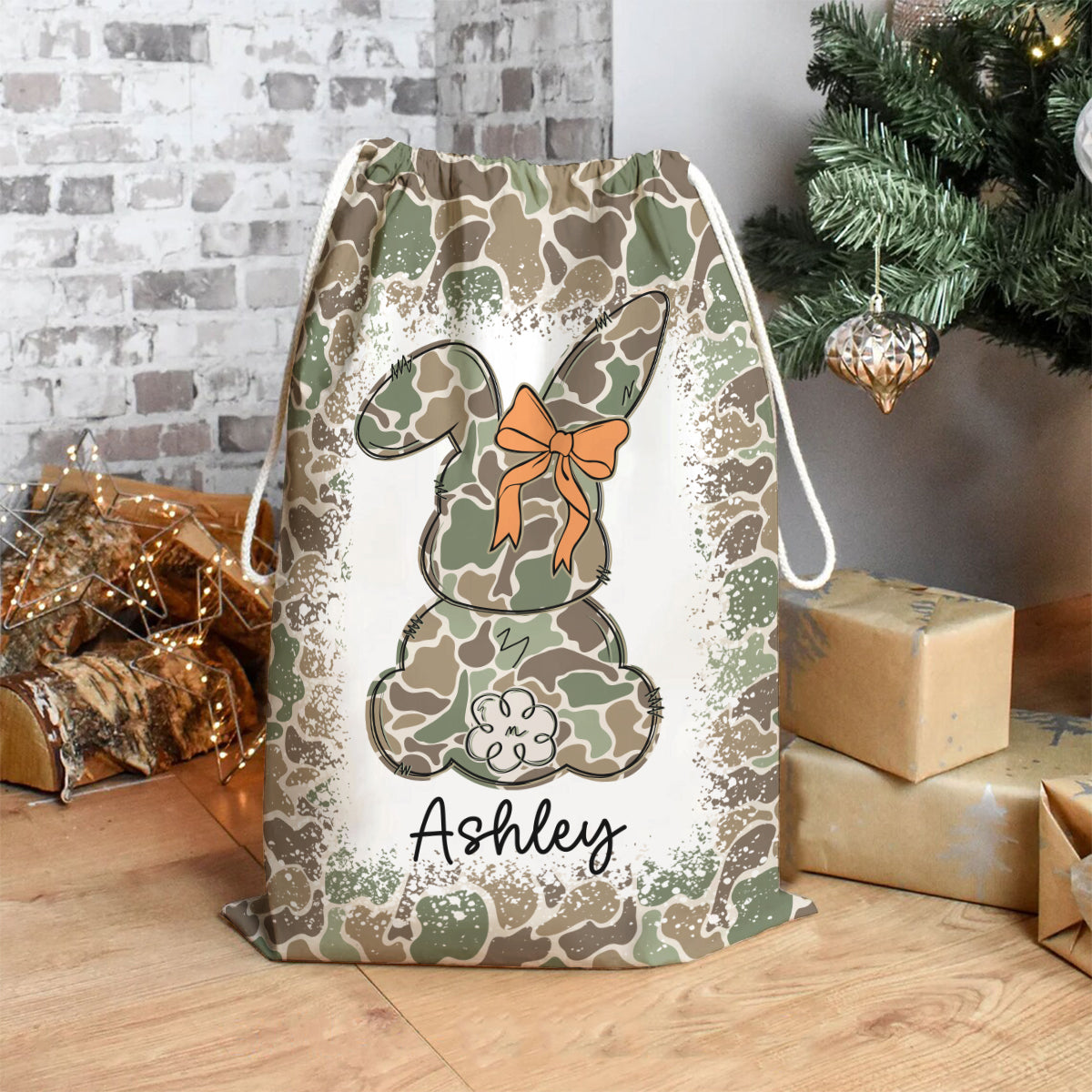 Egg Hunter - Personalized Kid Drawstring Tote Bag