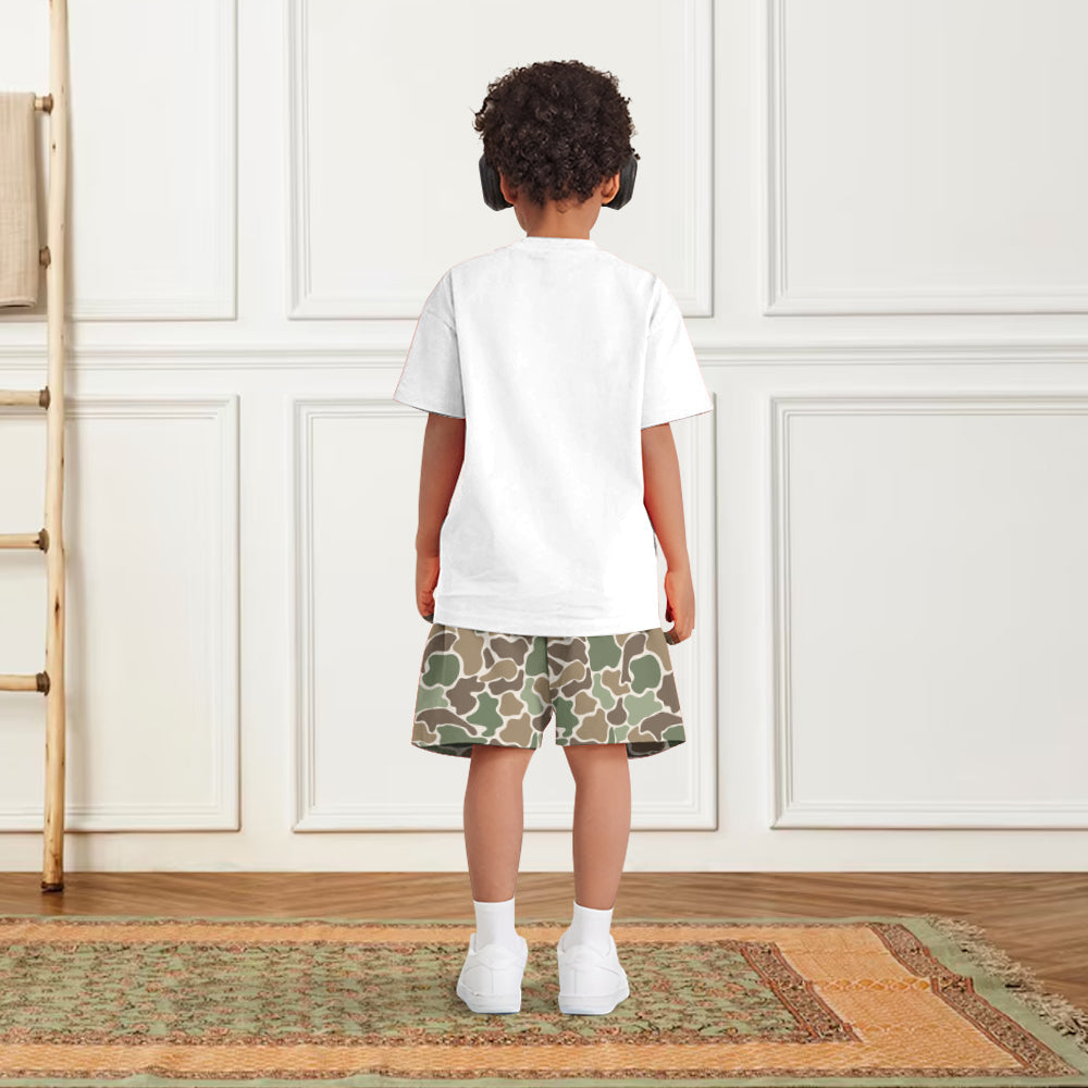 Eiersucher – Personalisiertes Kinder-T-Shirt & Shorts