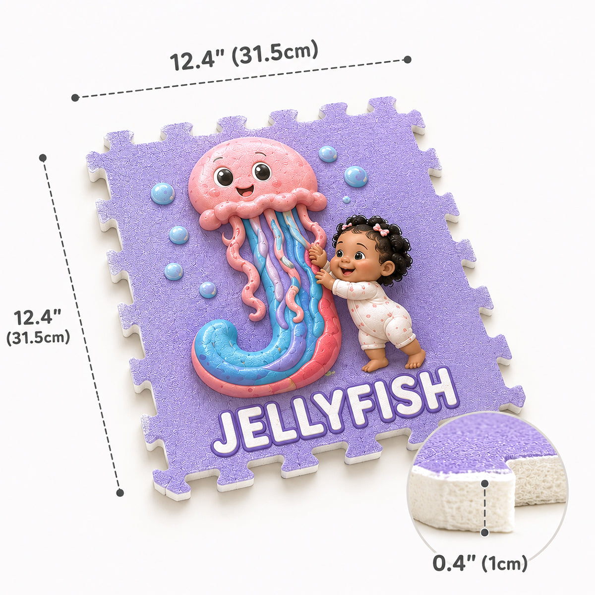 Learning Alphabet - Personalized Kid Foam Puzzle Mat