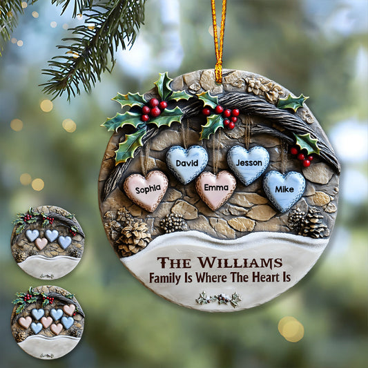 Frohe Weihnachten – Personalisierter Familienschmuck