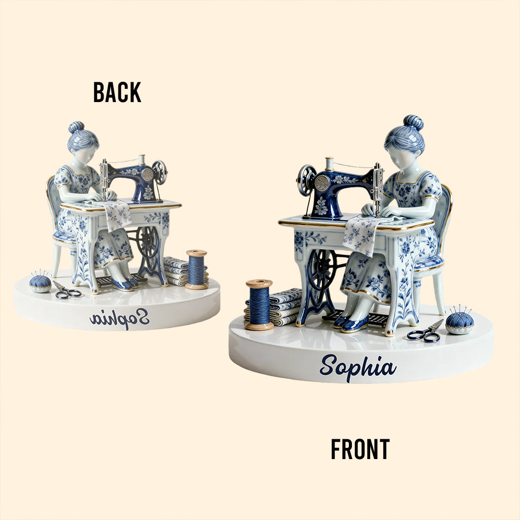 Love Sewing - Personalized Sewing Custom Shaped Acrylic Plaque