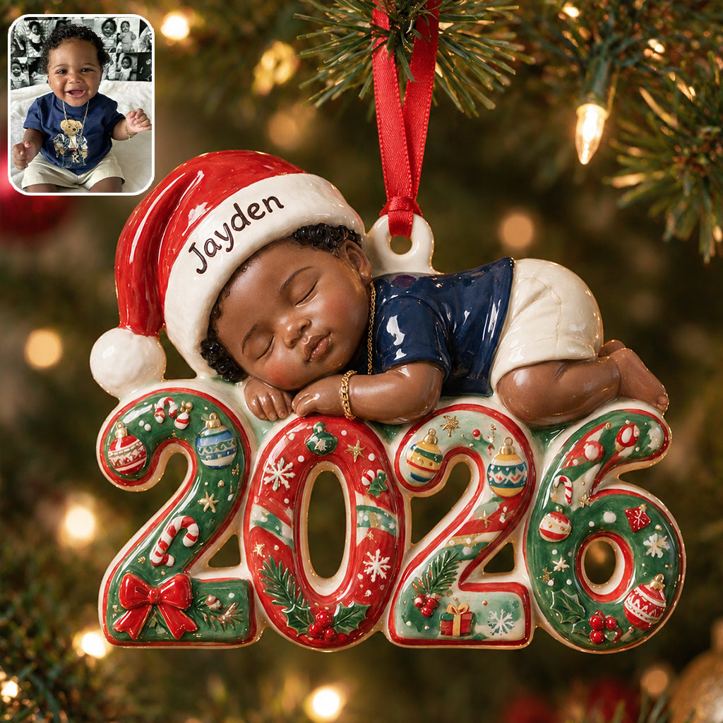My 1st Christmas - Personalized Newborn Premium 3D Ornament