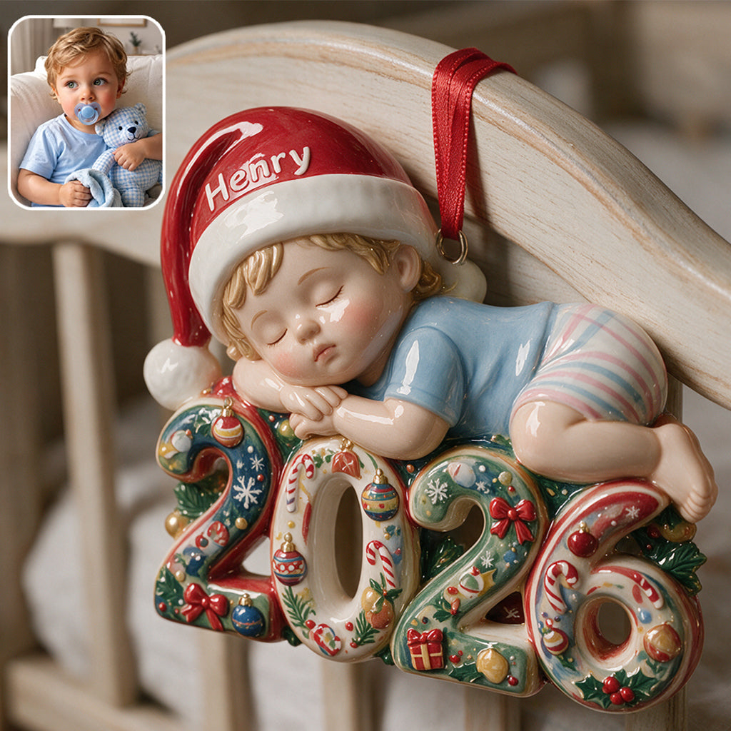 My 1st Christmas - Personalized Newborn Premium 3D Ornament