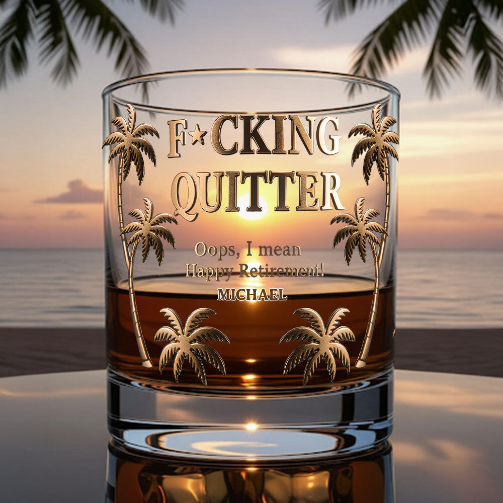 Herzlichen Glückwunsch zum Ruhestand – personalisiertes Whiskyglas für Rentner