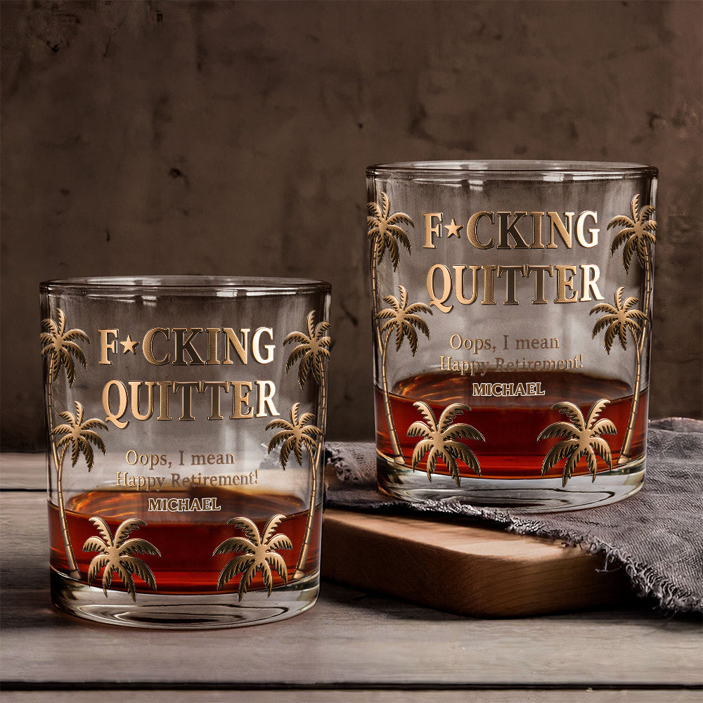 Herzlichen Glückwunsch zum Ruhestand – personalisiertes Whiskyglas für Rentner