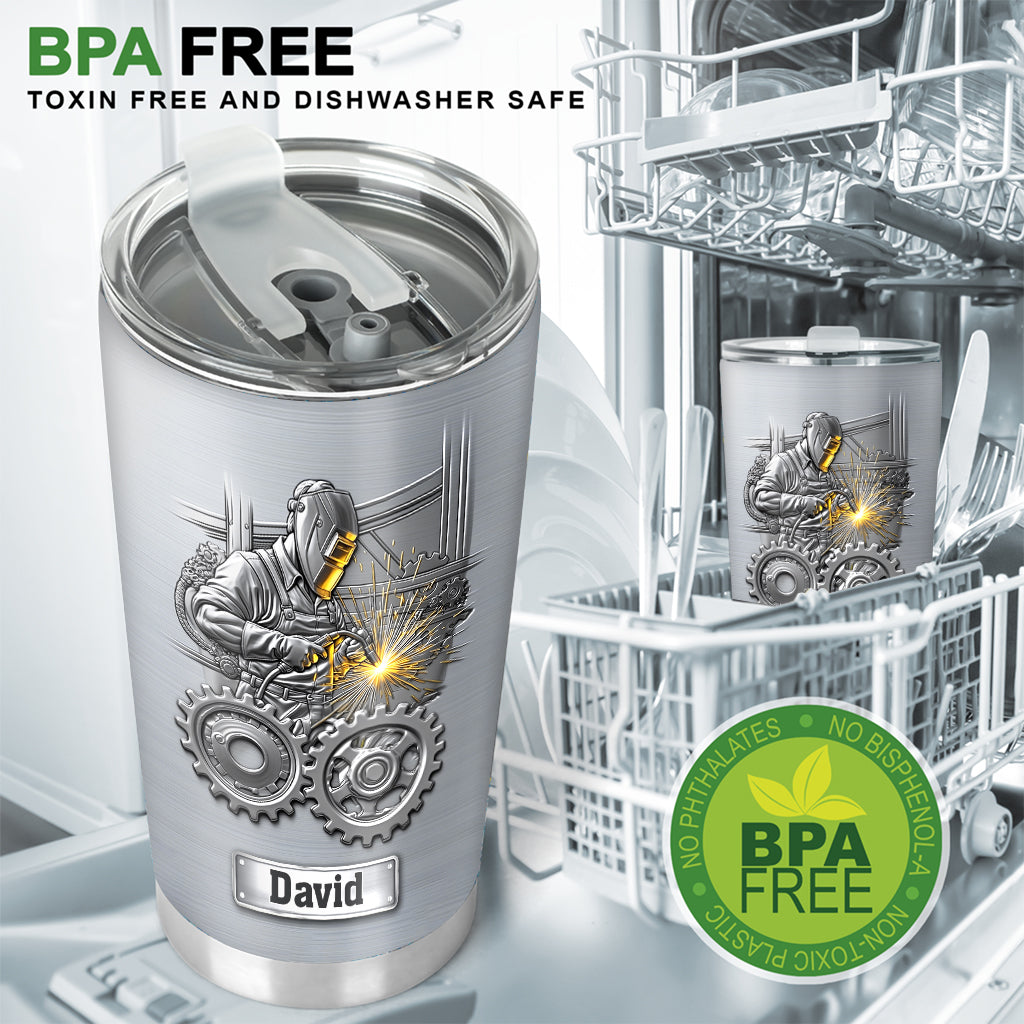 Aus Starken werden Schweißer – personalisierter Schweißer-Becher