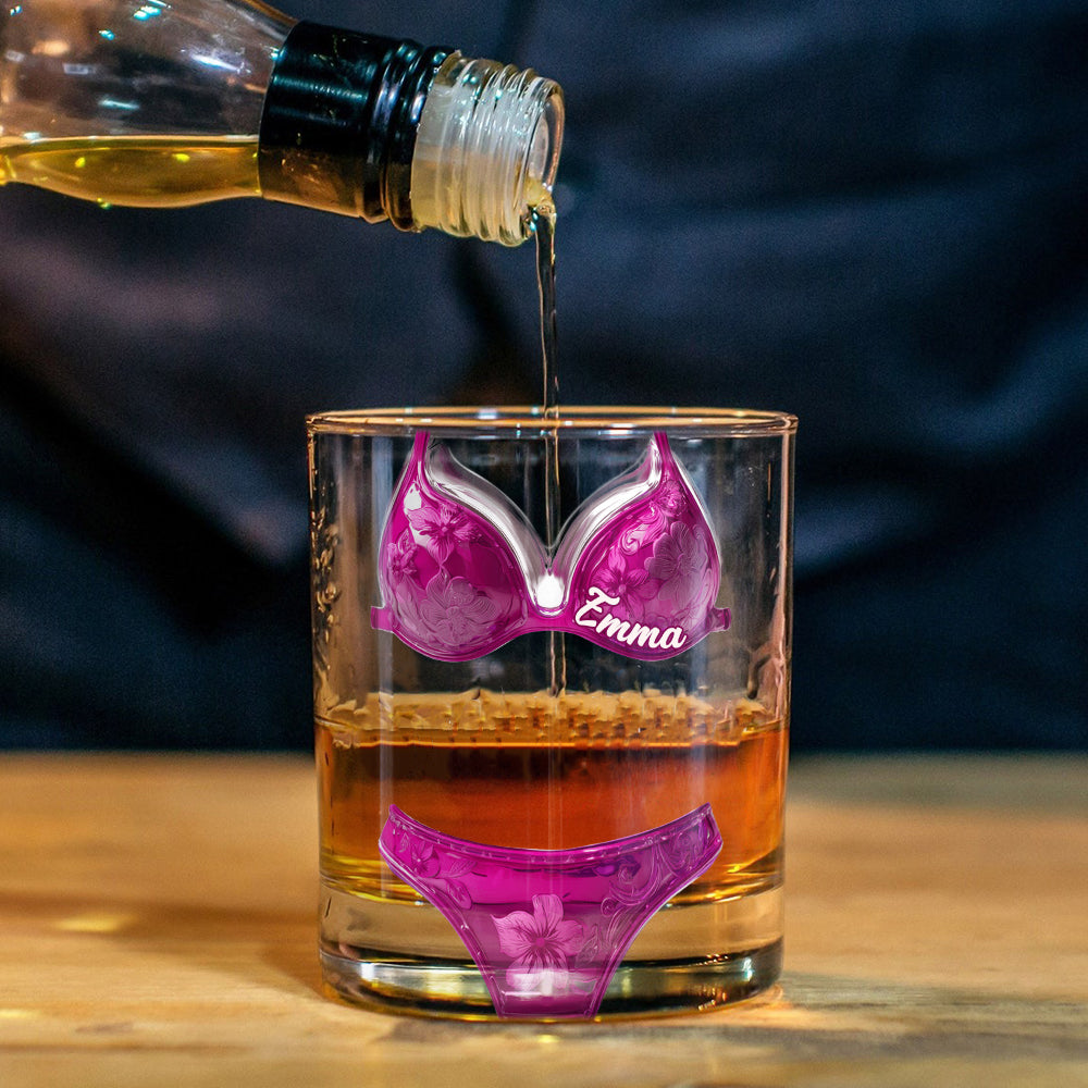 Lustiges Pärchen – personalisiertes Whiskyglas für Paare