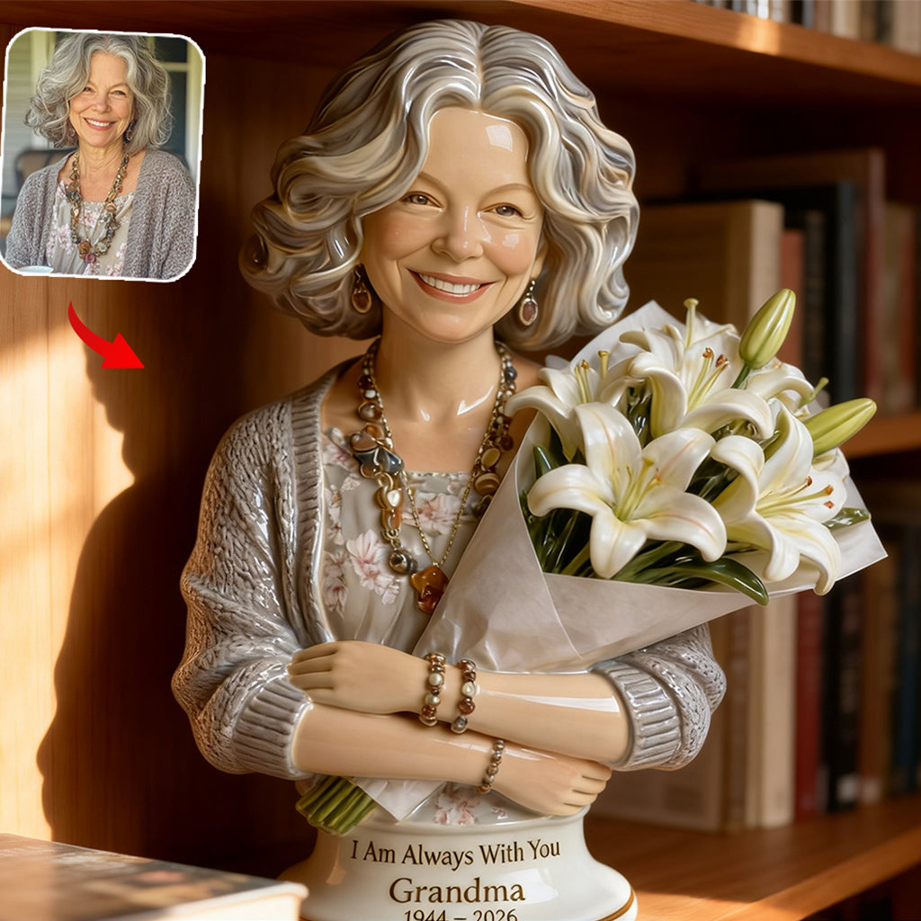 Always in Bloom - Personalized Memorial Custom Shaped Acrylic Plaque