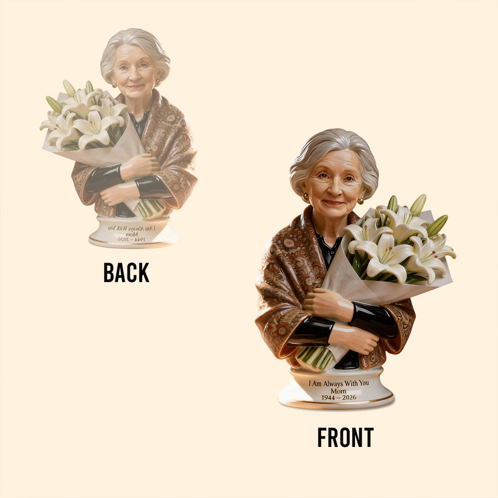 Always in Bloom - Personalized Memorial Custom Shaped Acrylic Plaque