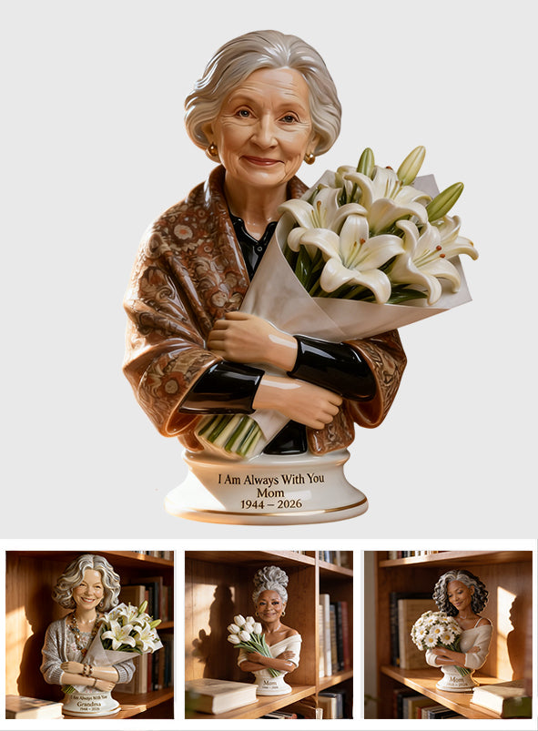 Always in Bloom - Personalized Memorial Custom Shaped Acrylic Plaque