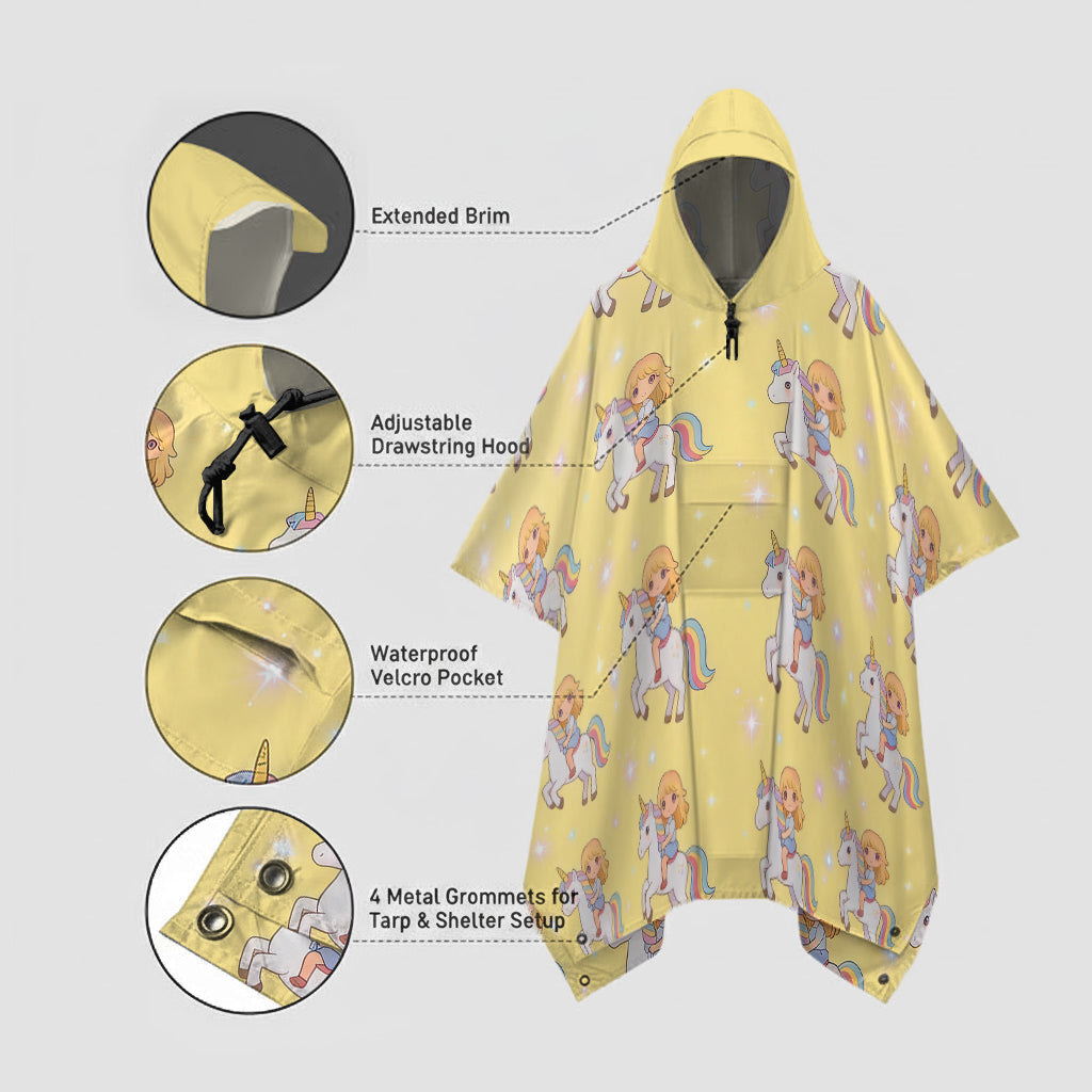Must-have Item for Kids - Personalized Kid Rain Poncho Coat