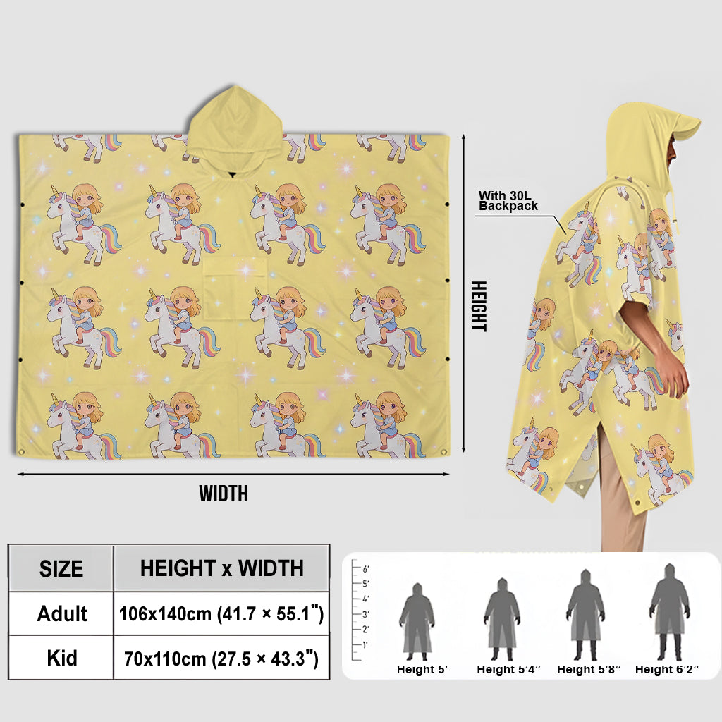 Must-have Item for Kids - Personalized Kid Rain Poncho Coat