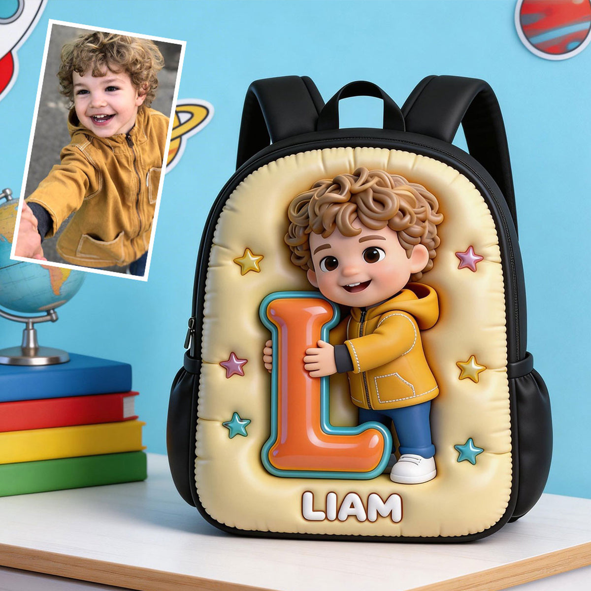 Custom Any Photo - Personalized Kid Multifunctional Backpack