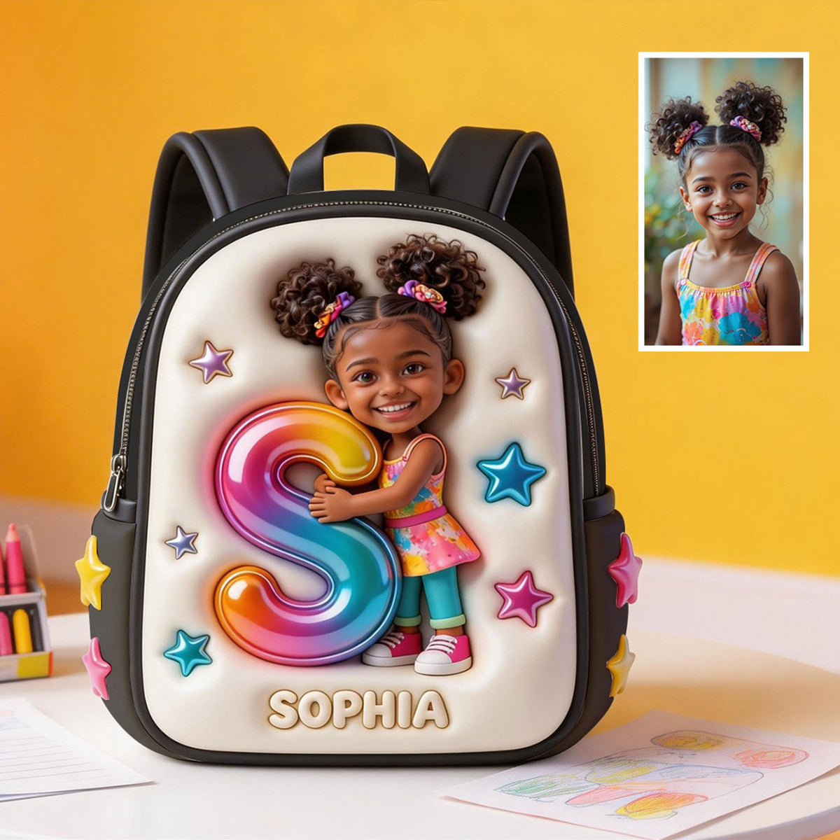 Custom Any Photo - Personalized Kid Multifunctional Backpack