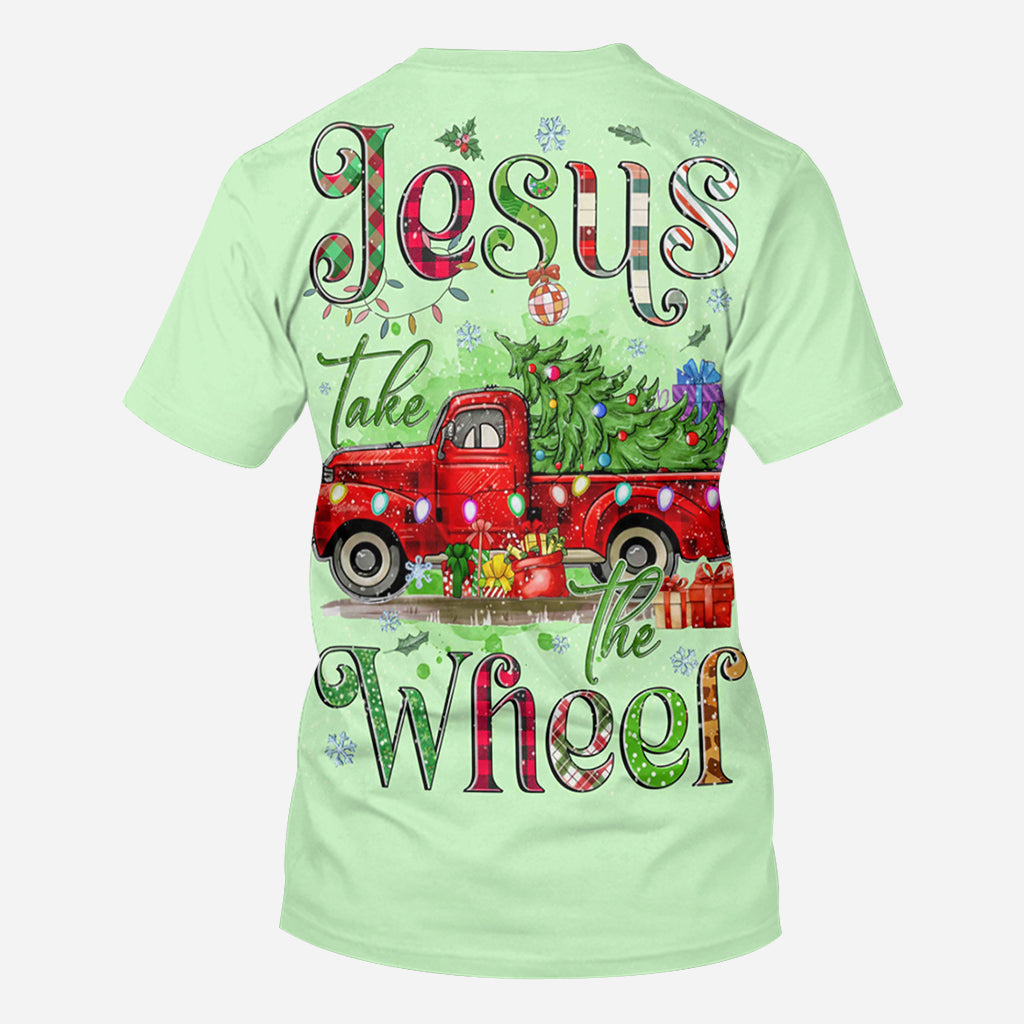 Jesus Take The Wheel - Personalisiertes Weihnachtsshirt