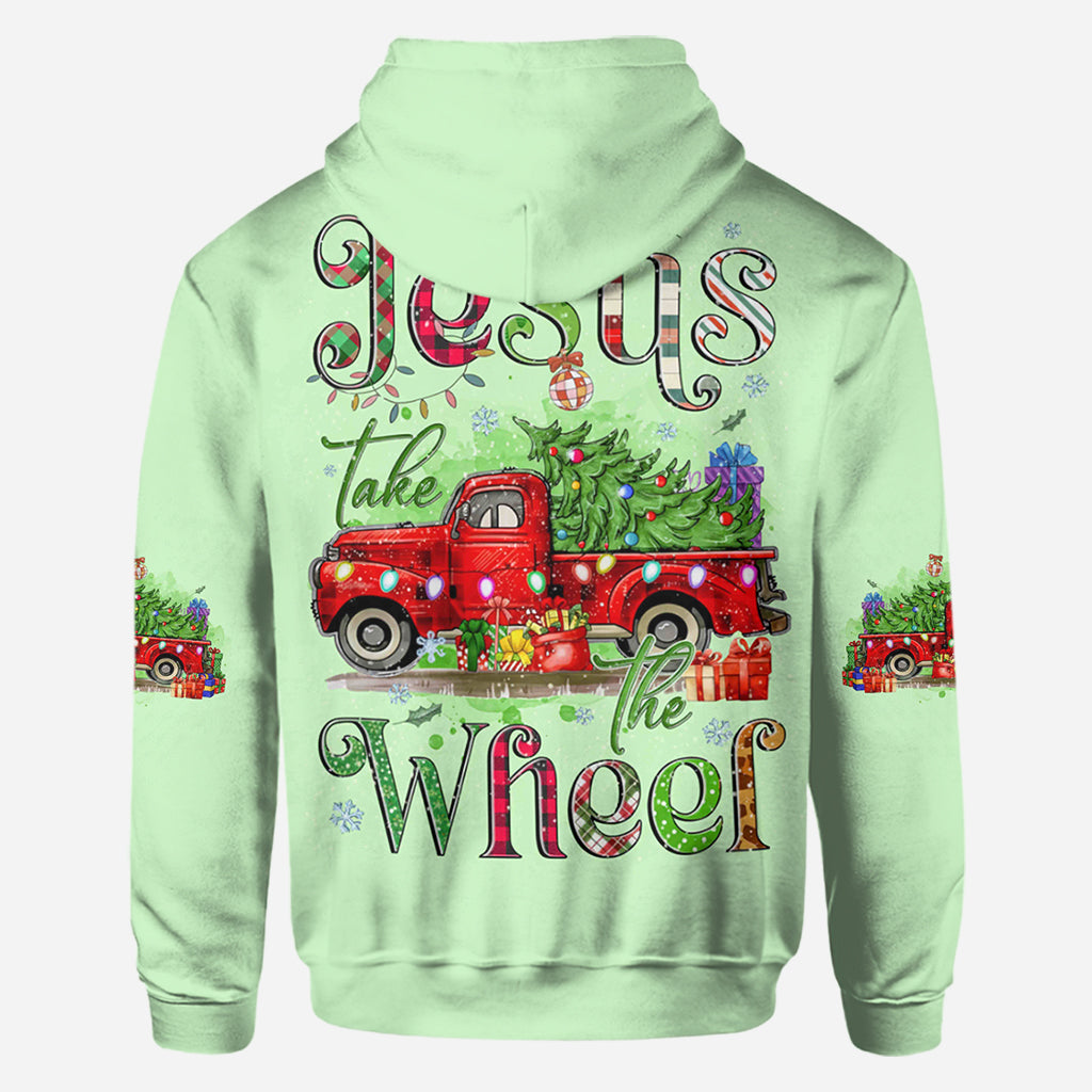 Jesus Take The Wheel - Personalisiertes Weihnachtsshirt