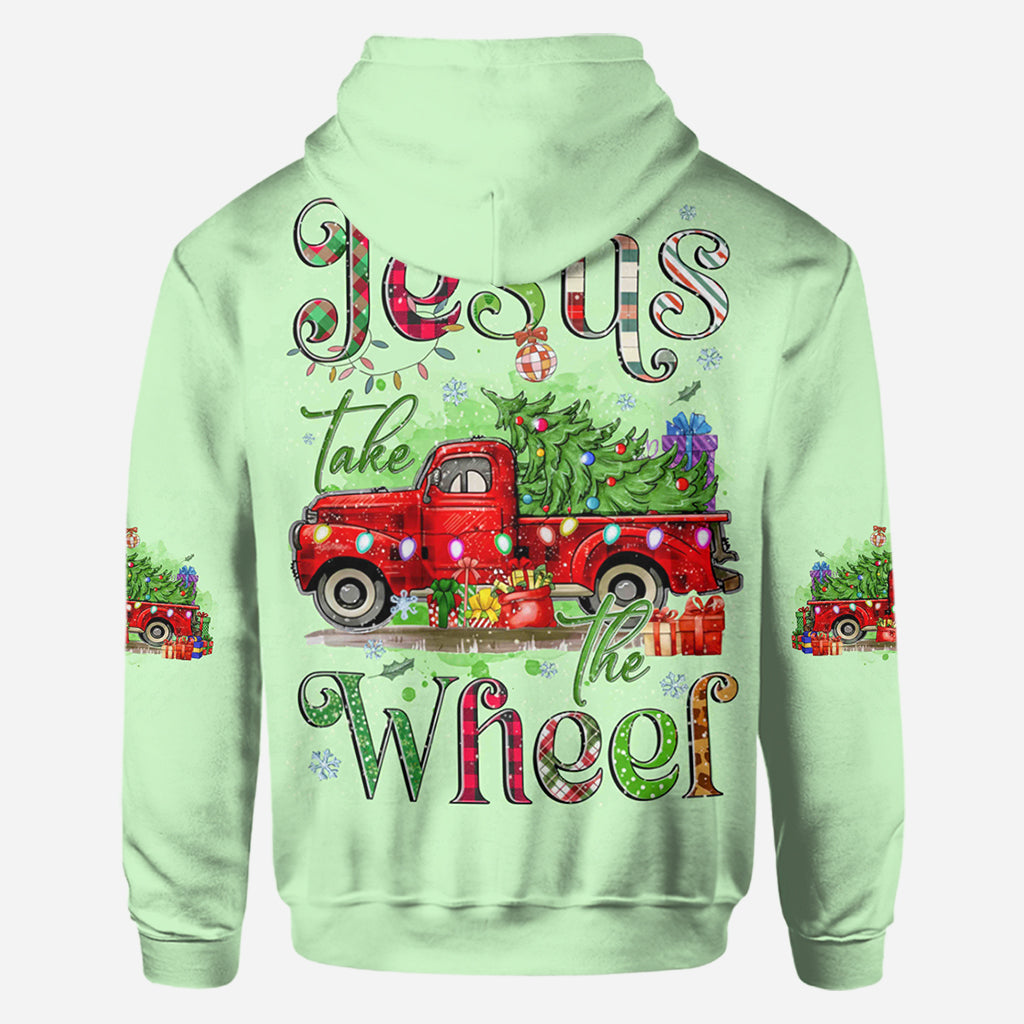 Jesus Take The Wheel - Personalisiertes Weihnachtsshirt