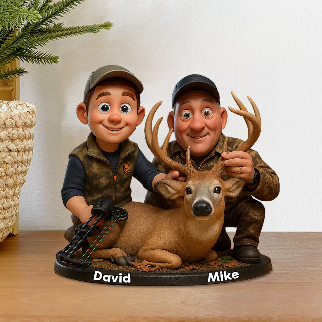 Jagdleben – Personalisierte Jagd-Acrylplakette in individueller Form