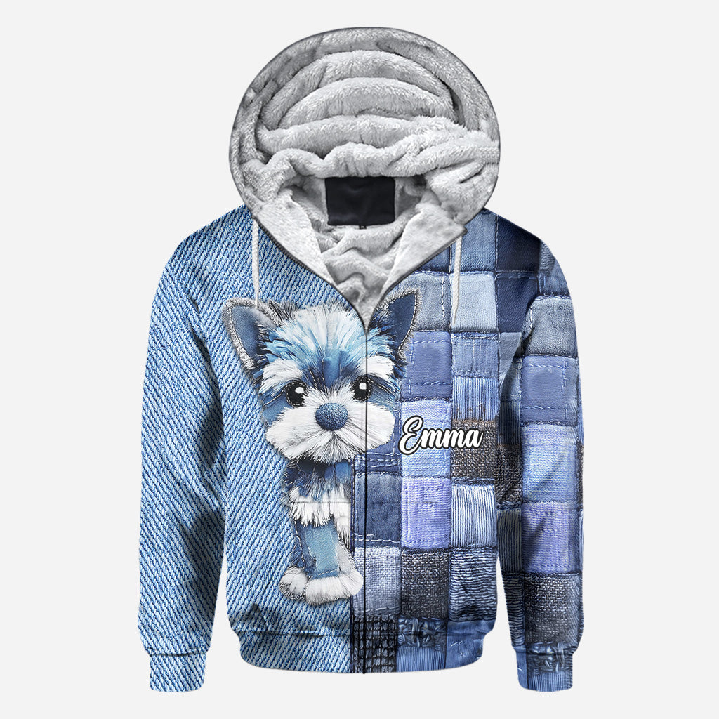 Ich liebe Yorkshire Terrier – Personalisiertes T-Shirt mit Hundemotiv