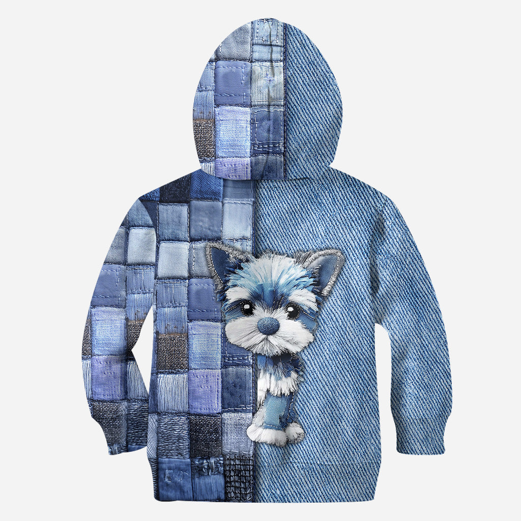 Ich liebe Yorkshire Terrier – Personalisiertes T-Shirt mit Hundemotiv