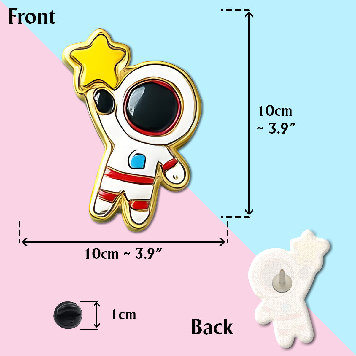 Niedliche Astronauten-Pin-Kollektion – Personalisierter Kinder-Pin