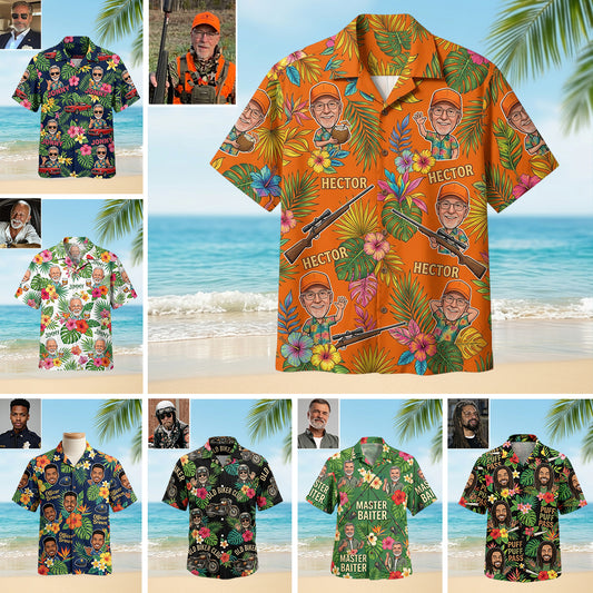 Personalisierte Sommergeschenke für Ihn/Ehemann/Vater - Hawaiian Shirt