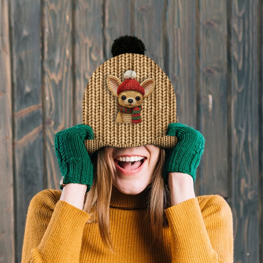 Weihnachtshund - Personalisierte Hundemütze