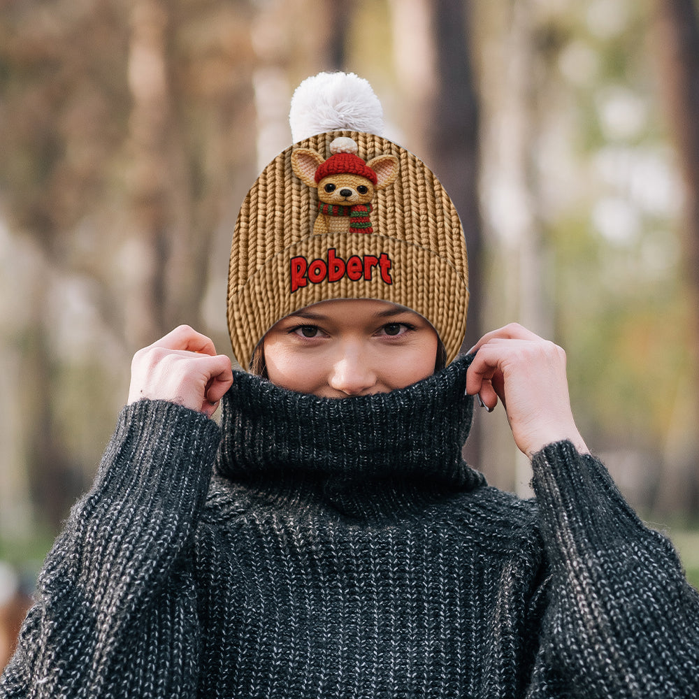 Weihnachtshund - Personalisierte Hundemütze