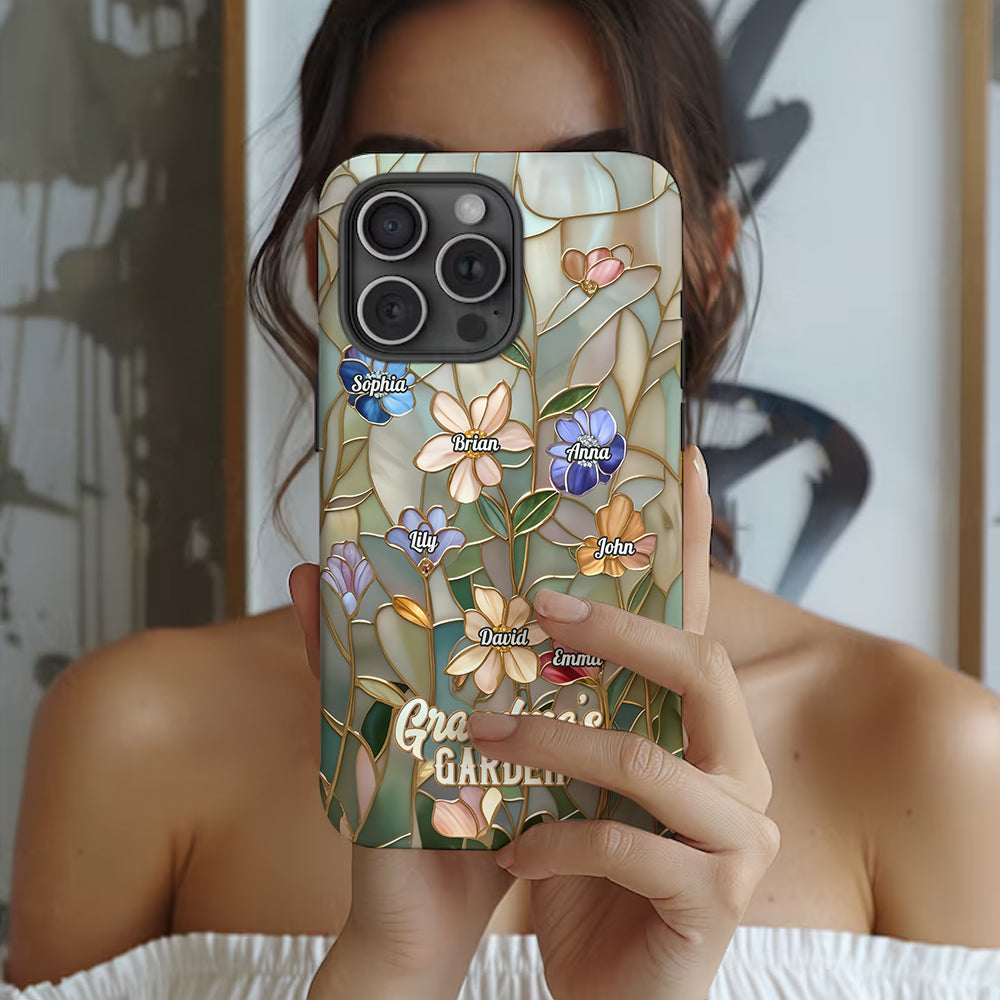 Grandma's Garden - Personalized Grandma Full Print Phone Case
