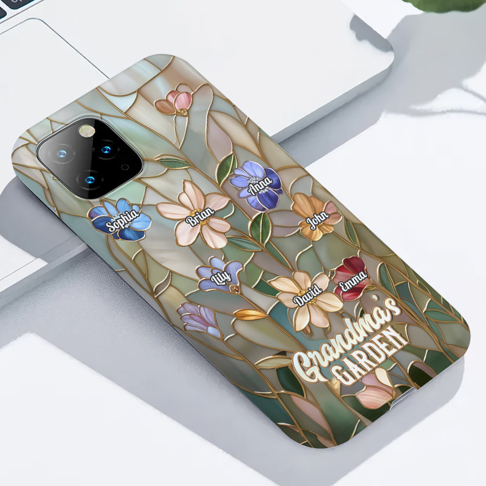 Grandma's Garden - Personalized Grandma Full Print Phone Case