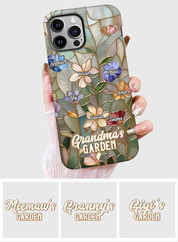 Grandma's Garden - Personalized Grandma Full Print Phone Case