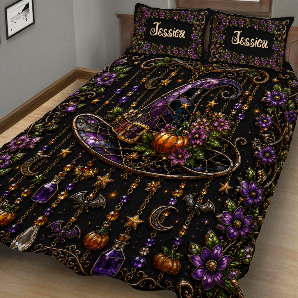 The Witch - Personalized Witch Quilt Set