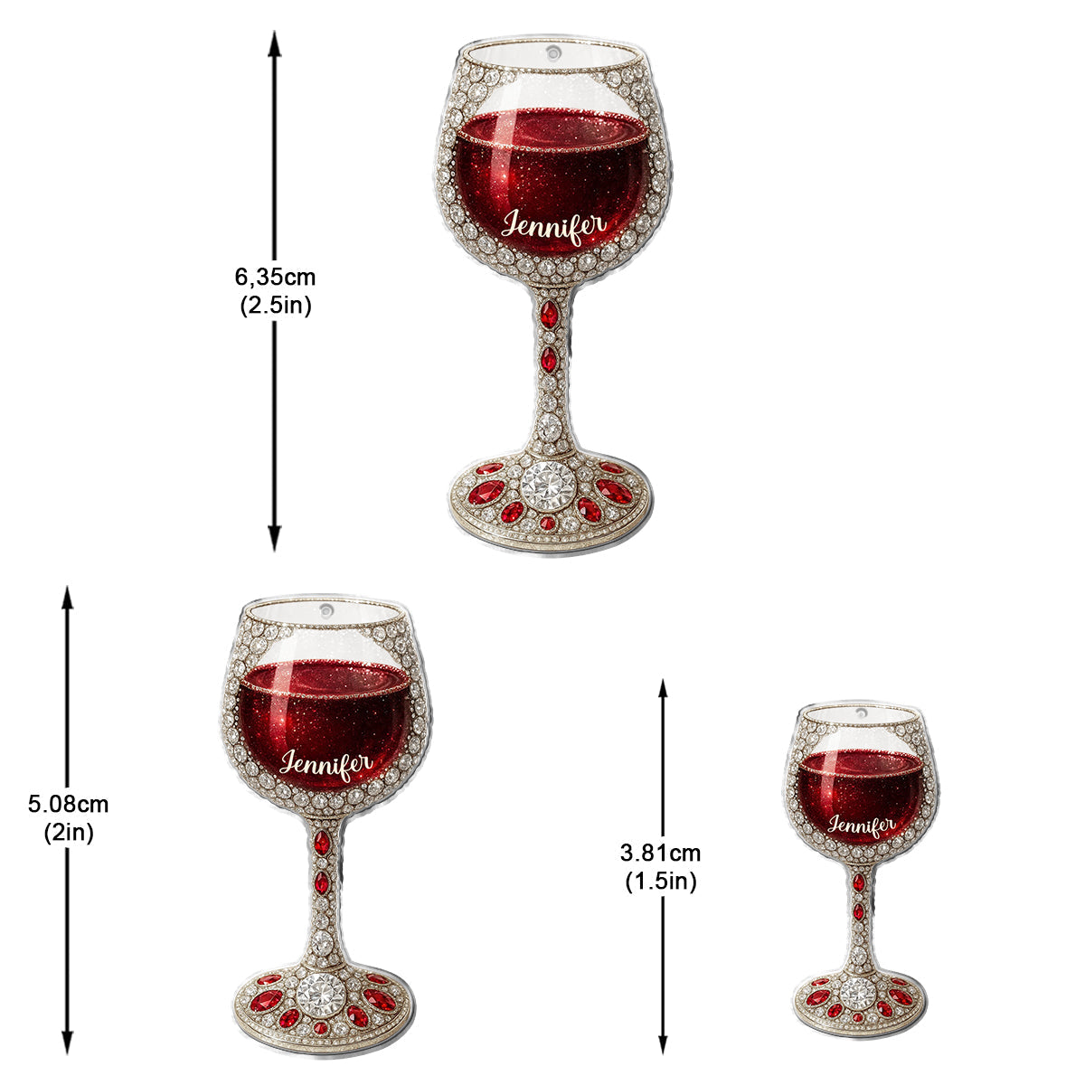 Liebe zum Wein – Personalisierte Wein-Ohrringe