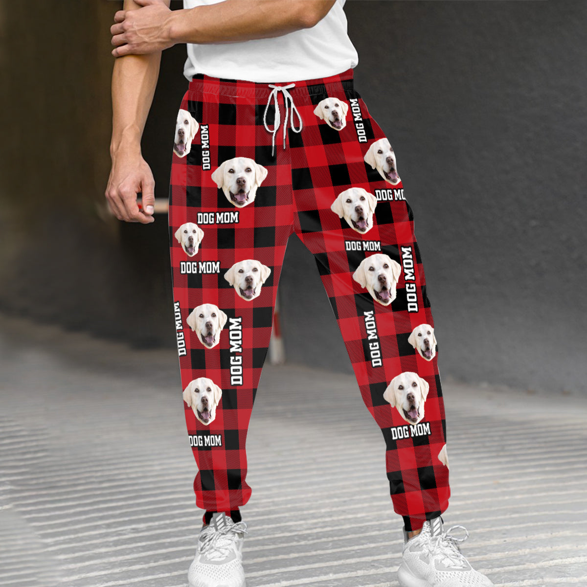 Personalisierte Unisex-Jogginghose mit Foto und Namen für Hunde und Katzen