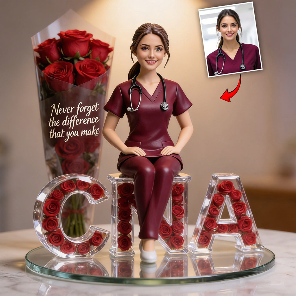 Custom Any Photo - Personalized Nurse Custom Shaped Acrylic Plaque