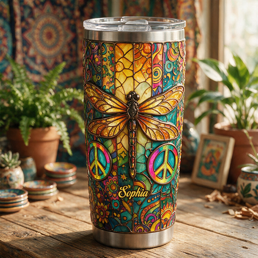 Hippie Souls - Personalized Hippie Tumbler