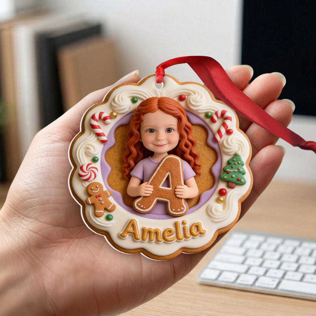 Sweet Christmas Memories - Personalized Kid Premium 3D Ornament